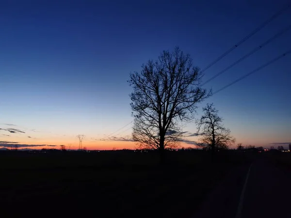 Hintergrund Ein Sonnenuntergang Hochwertiges Foto — Stockfoto
