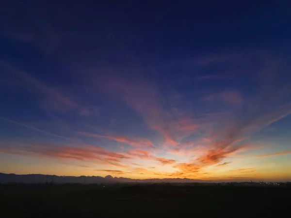 Primo Piano Nuvole Nel Cielo Foto Alta Qualità — Foto Stock