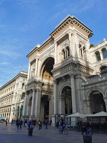 Entrada Milão Galeria Garibaldi Início Vazio Quarentena — Fotografia de Stock