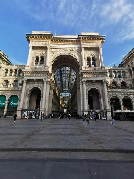 Entrada Milão Galeria Garibaldi Início Vazio Quarentena — Fotografia de Stock