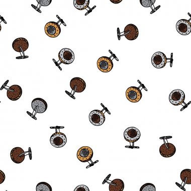 Adam sembolleri ile sorunsuz vektör desen.