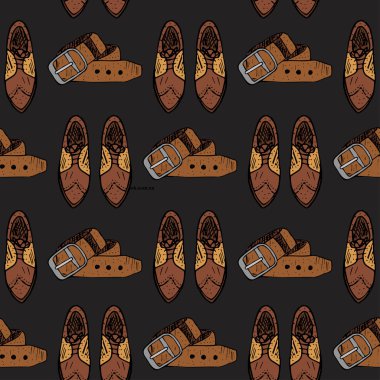 Adam sembolleri ile sorunsuz vektör desen.