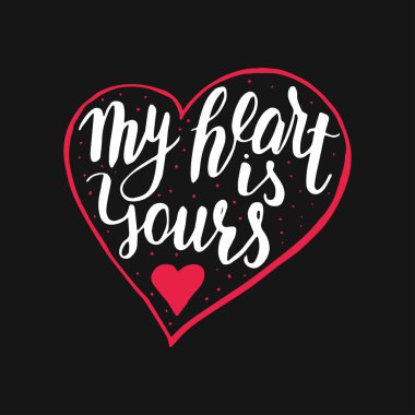 El romantik teklif çekilmiş. Fırça kalemi ile el yazısı. Baskı, tebrik kartları ve fotoğraf bindirmeleri için mükemmel.