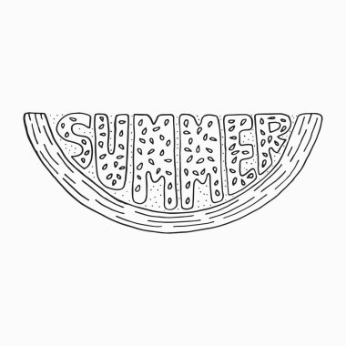 Bir kelime yaz ile benzersiz yazı poster.