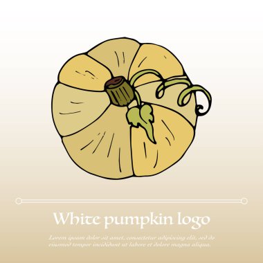 Handdrawn vektör doodle logo.