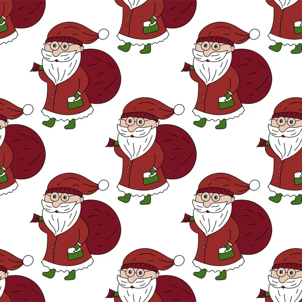 Noel Dikişsiz desen vektör.