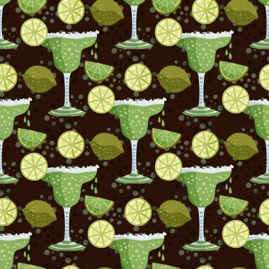 Margarita alkollü kokteyl.