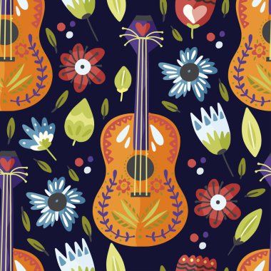 Gitarvektörsüz desen.