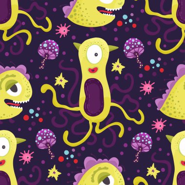 Canavar vektörü kusursuz desen.