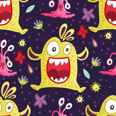 Canavar vektörü kusursuz desen.