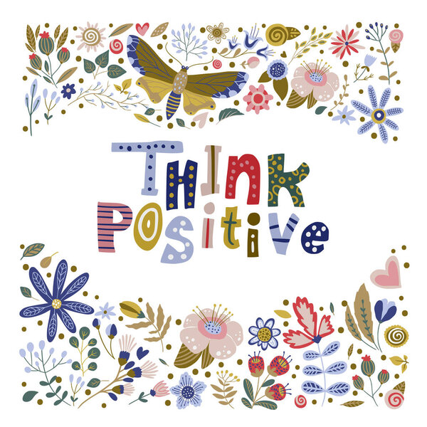 Цветочные векторные буквы в плоском стиле
.