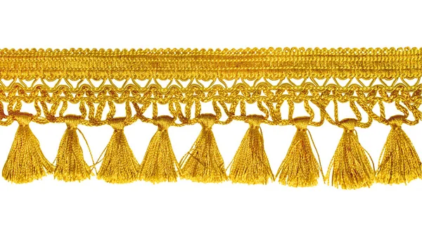 Sınır Bilim. Püsküllü sarı örgü.