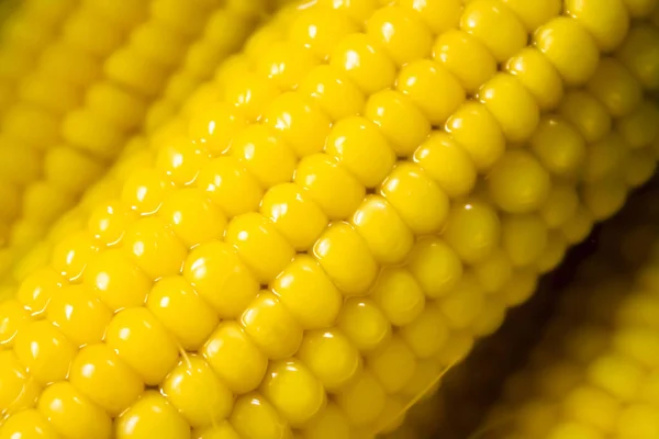 Желтая Вареная Кукуруза Воде Диетическая Укрепленная Здоровая Пища — стоковое фото