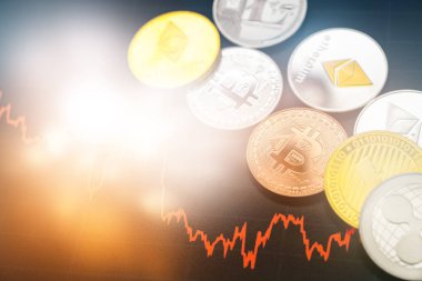 Kripto para ticareti. Kripto para birimi şeması. Yeni Dünya Para Birimi.