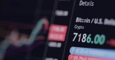 Borsada borsa simsarlığı. Grafiklerdeki para birimi dalgalanmaları. 