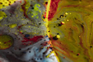 Soyut renkli makro arkaplan. Güzel renklerle dolu bir dünya.