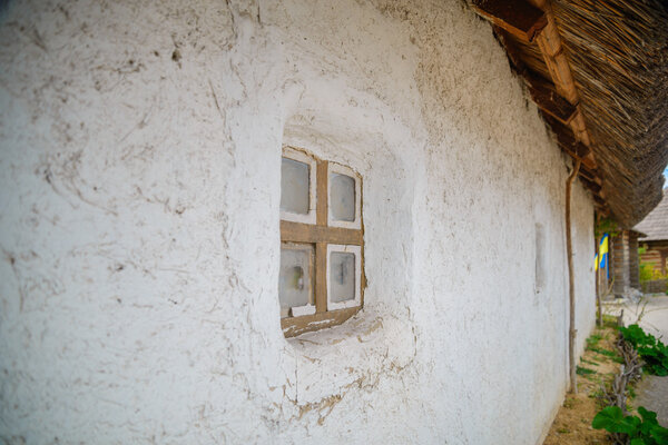 Old ukrainian house with window