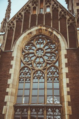 Soğuk kış günü Gotik Kilisesi