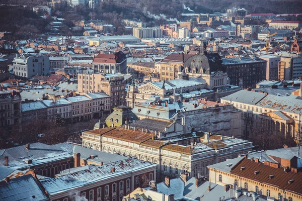 Visa på taken i gamla staden — Stockfoto