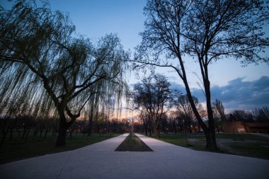 gün batımı Şehir Parkı
