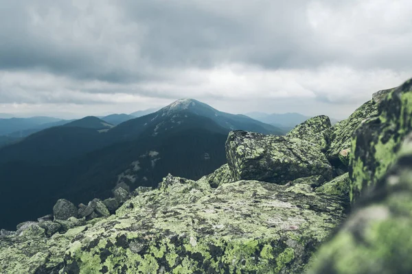 Paesaggio in montagne carpathain — Foto Stock