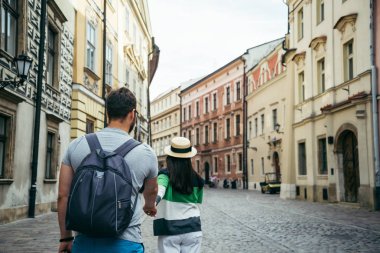 adam kadına dışında eski Avrupa sokak izleyin