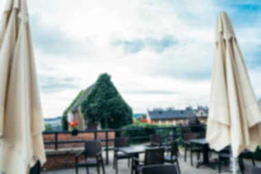 Bulanık kafe arkaplanı