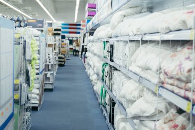 bulanık mağaza tasarım konsepti içinde