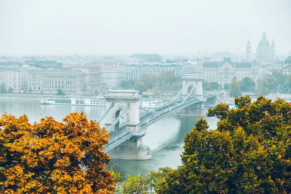 秋にブダペストのパノラマ ビュー — ストック写真