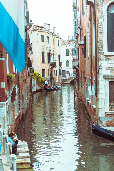 Літній час у Венеціанських каналах — стокове фото