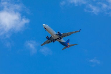 Gökyüzü seyahat konsepti