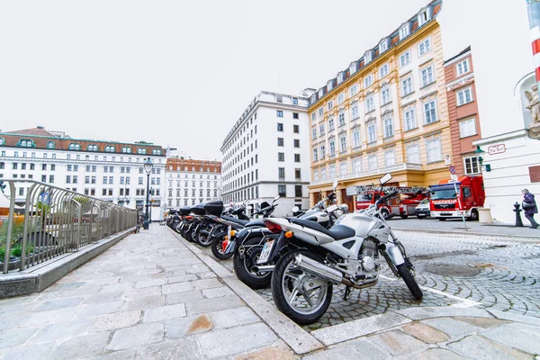 ウィーン オーストリア 2019年5月16日 都市オートバイの駐車場の眺め ウィーン オーストリア — ストック写真