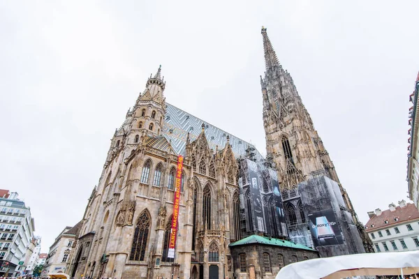 奥地利维也纳 2019年5月16日 史丹芬主教座堂的景观 — 图库照片