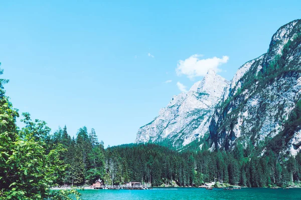 Вид Озеро Альпах Фон — стокове фото