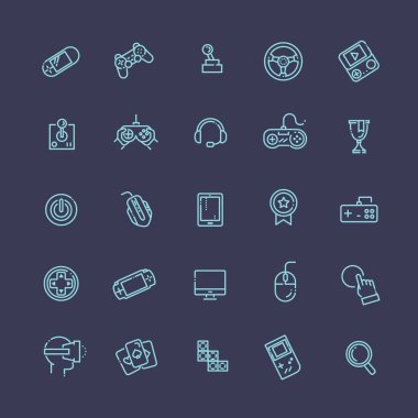 video oyun ve oyun çubuğu simgeleri ayarlamak