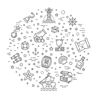 Korsanlar Icons set