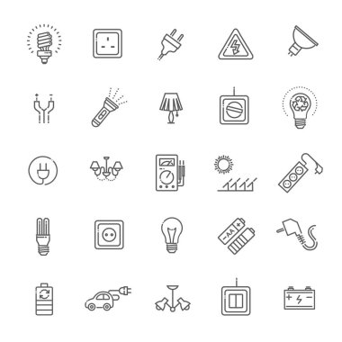 Elektrik Aksesuarları simgeler