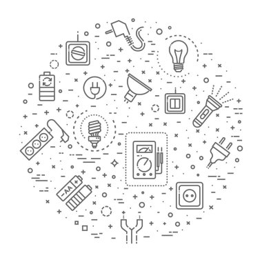 Elektrik Aksesuarları simgeler