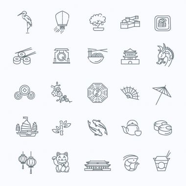 Japon Tema Icon set