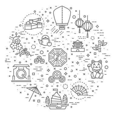 Japon Tema Icon set