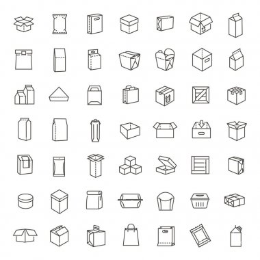 İnce satır biçiminde vektör paket tipleri simgesi belirlendi