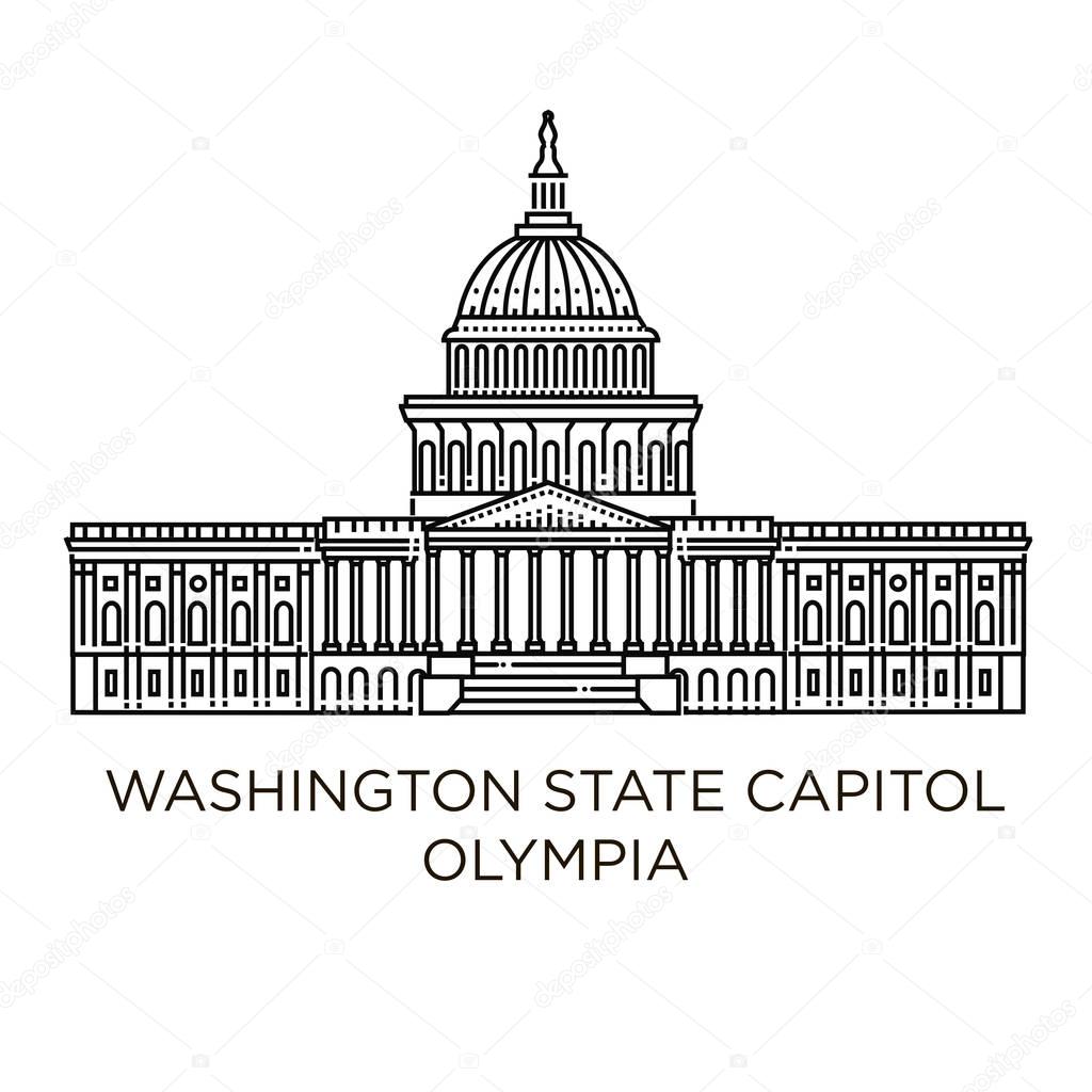 Washington State Capitol in Olympia, United States