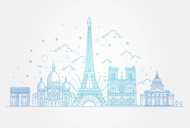 Paris mimari tarihi yerler