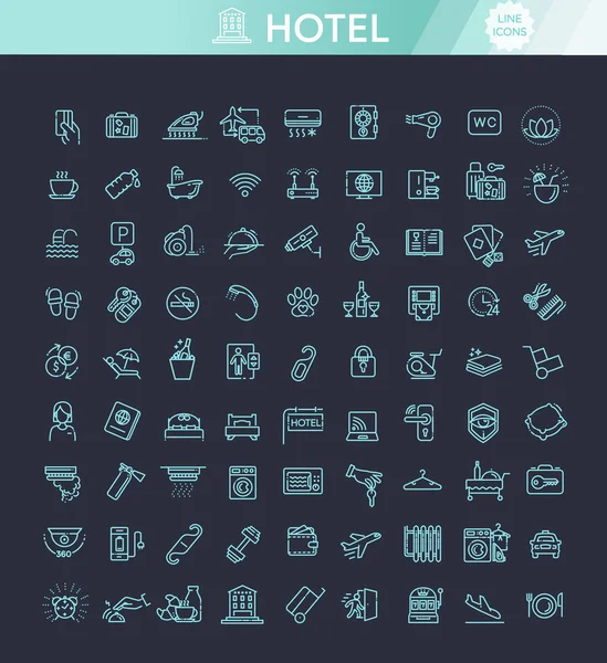 Ilustración del concepto de servicios hoteleros — Vector de stock