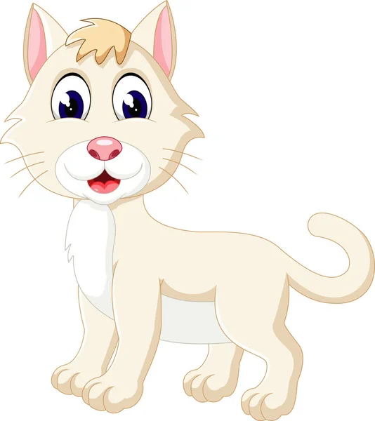 Ilustracja cute kota kreskówki — Wektor stockowy