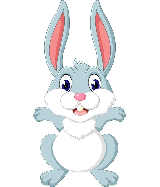 Cute cartoon rabbit — Stock Vector