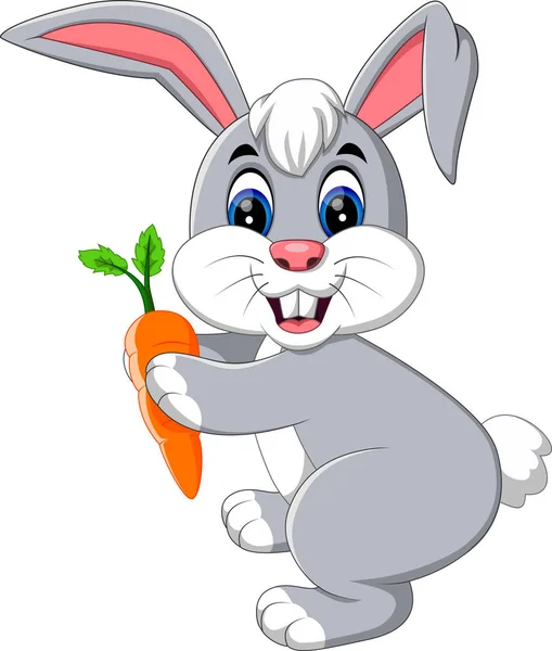 Ilustracja kreskówka ładny królik — Wektor stockowy