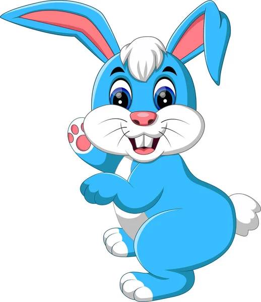 Illustration of cute rabbit cartoon — Stock Vector