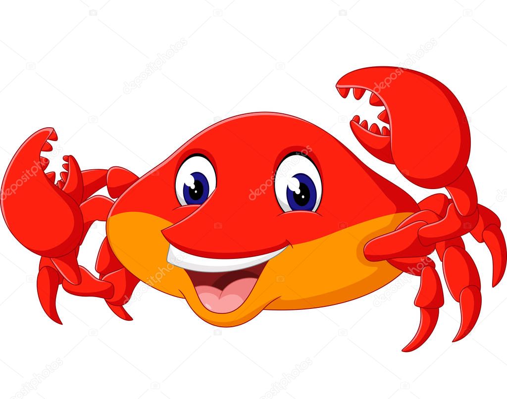 Illustration of cute crab cartoon Stock Vector Image by ©hermandesign2015@ #130093266 Illustration of cute crab cartoon Stock Vector Image by ©hermandesign2015@ #130093266
