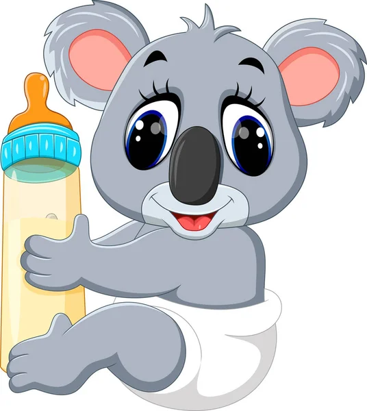 Illustration of Cute koala cartoon — Stock Vector